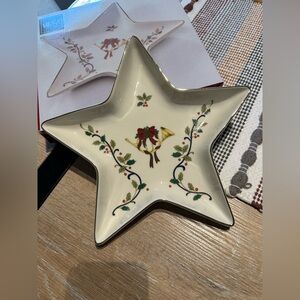 Mikasa Holiday Bloom Candy Dish